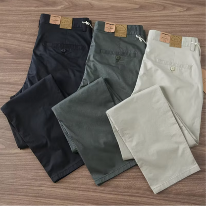 El Fino - Retro Slim Fit Chino Broek voor Heren, Comfortabel en Stijlvol