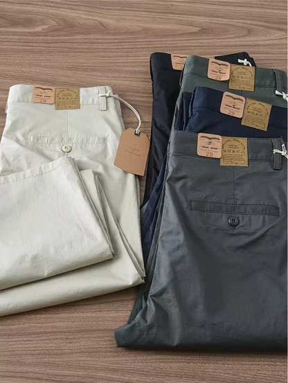 El Fino - Retro Slim Fit Chino Broek voor Heren, Comfortabel en Stijlvol