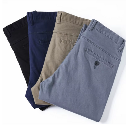 El Lujo - Luxe Slanke Chino Broek voor Heren, Casual en Modieus