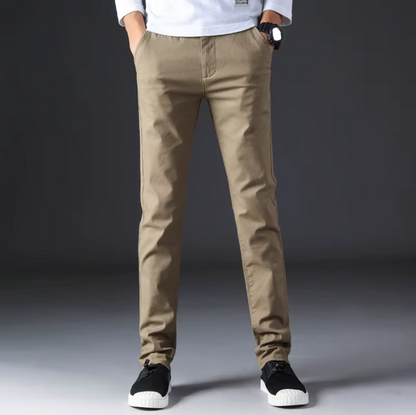 El Lujo - Luxe Slanke Chino Broek voor Heren, Casual en Modieus