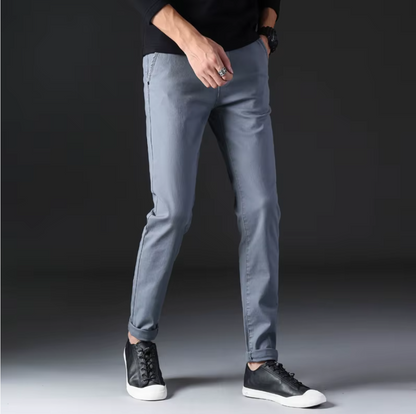 El Lujo - Luxe Slanke Chino Broek voor Heren, Casual en Modieus