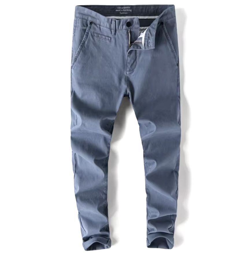 El Lujo - Luxe Slanke Chino Broek voor Heren, Casual en Modieus