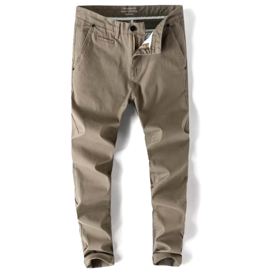 El Lujo - Luxe Slanke Chino Broek voor Heren, Casual en Modieus