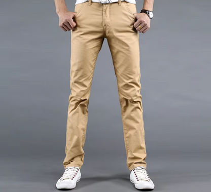 El Estilo - Slim Fit Casual Chino Broek voor Heren, Modieuze en Comfortabele Stijl