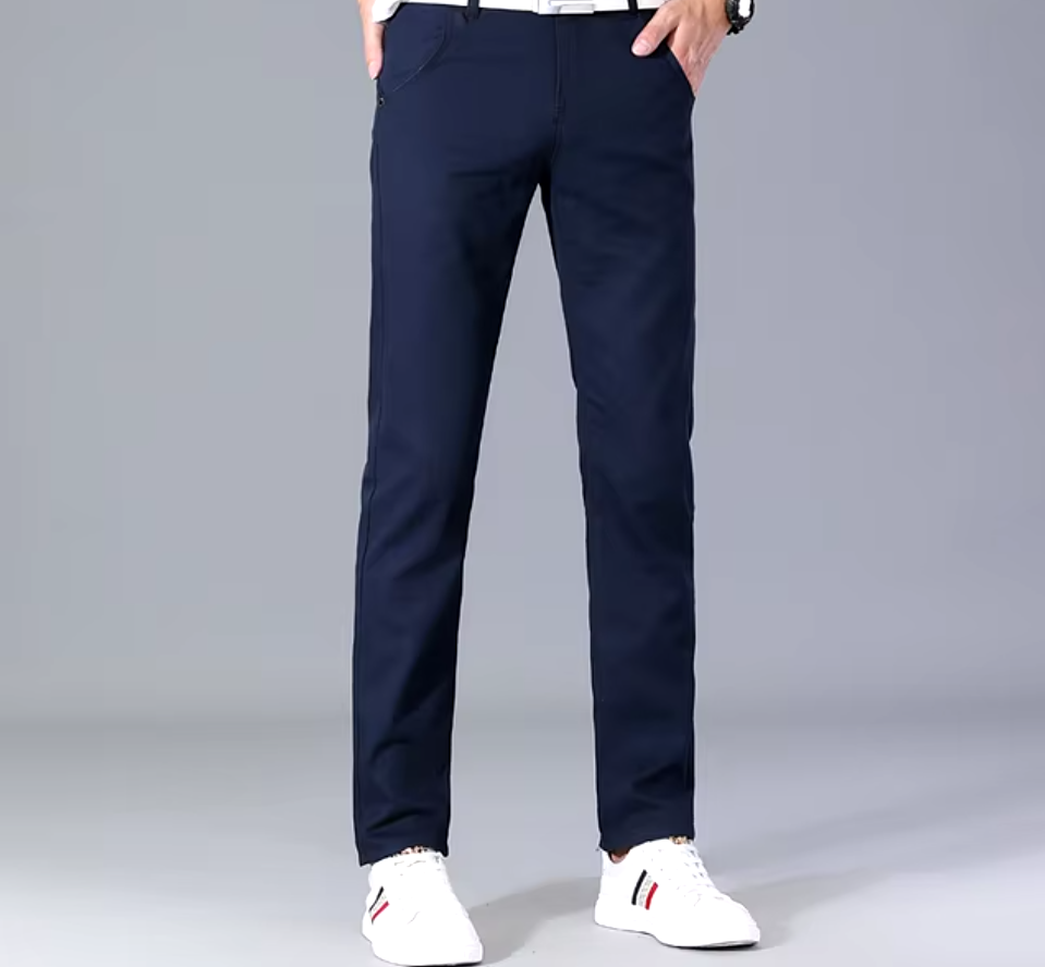 El Estilo - Slim Fit Casual Chino Broek voor Heren, Modieuze en Comfortabele Stijl