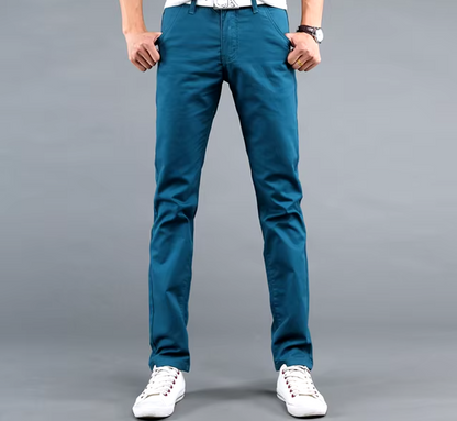 El Estilo - Slim Fit Casual Chino Broek voor Heren, Modieuze en Comfortabele Stijl