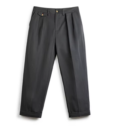 El Vintage - Taps Toelopende Chino Broek voor Heren, Klassieke Herfststijl