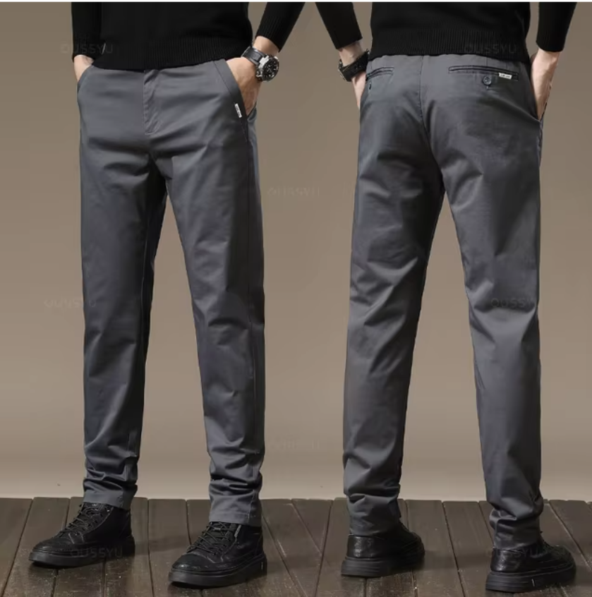 El Premium - Hoge Kwaliteit Casual Chino Broek voor Heren, Business Fashion Look