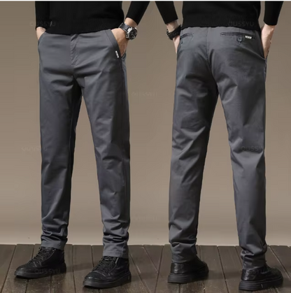 El Premium - Hoge Kwaliteit Casual Chino Broek voor Heren, Business Fashion Look