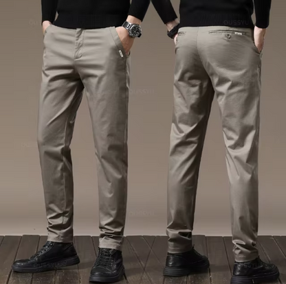 El Premium - Hoge Kwaliteit Casual Chino Broek voor Heren, Business Fashion Look