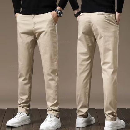 El Premium - Hoge Kwaliteit Casual Chino Broek voor Heren, Business Fashion Look