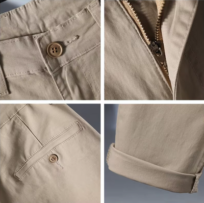 El Flex - Casual Katoenen Potlood Chino Broek voor Heren, Comfortabel en Stijlvol