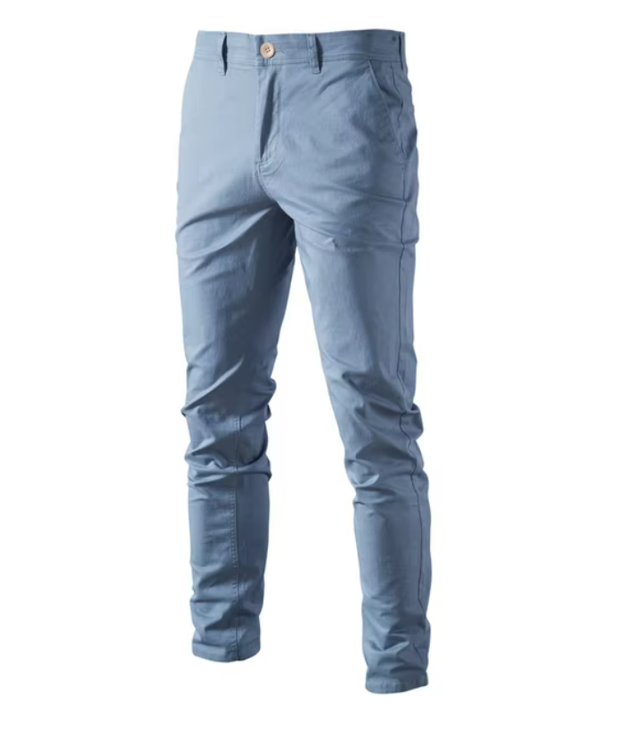 El Clásico - Slim Fit Casual Katoenen Broek voor Heren, Perfect voor Lente en Herfst