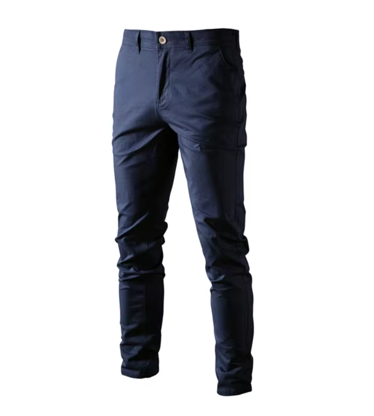 El Clásico - Slim Fit Casual Katoenen Broek voor Heren, Perfect voor Lente en Herfst