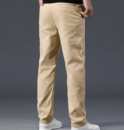 El Twill - Losse Rechte Chino Broek voor Heren, Streetwear Stijl