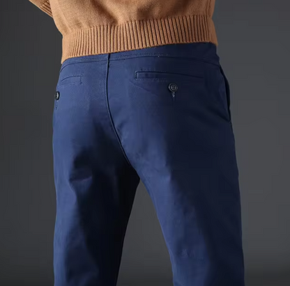 El Elegante - Luxe Slanke Chino Broek voor Heren, Comfortabel en Modieus