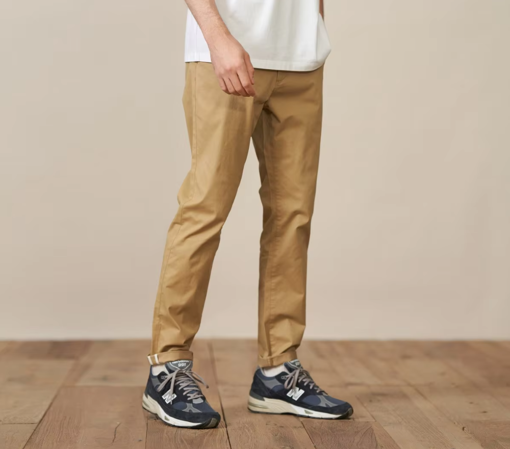 El Esencial - Taps Toelopende Chino Broek voor Heren, Comfortabel en Smart Casual