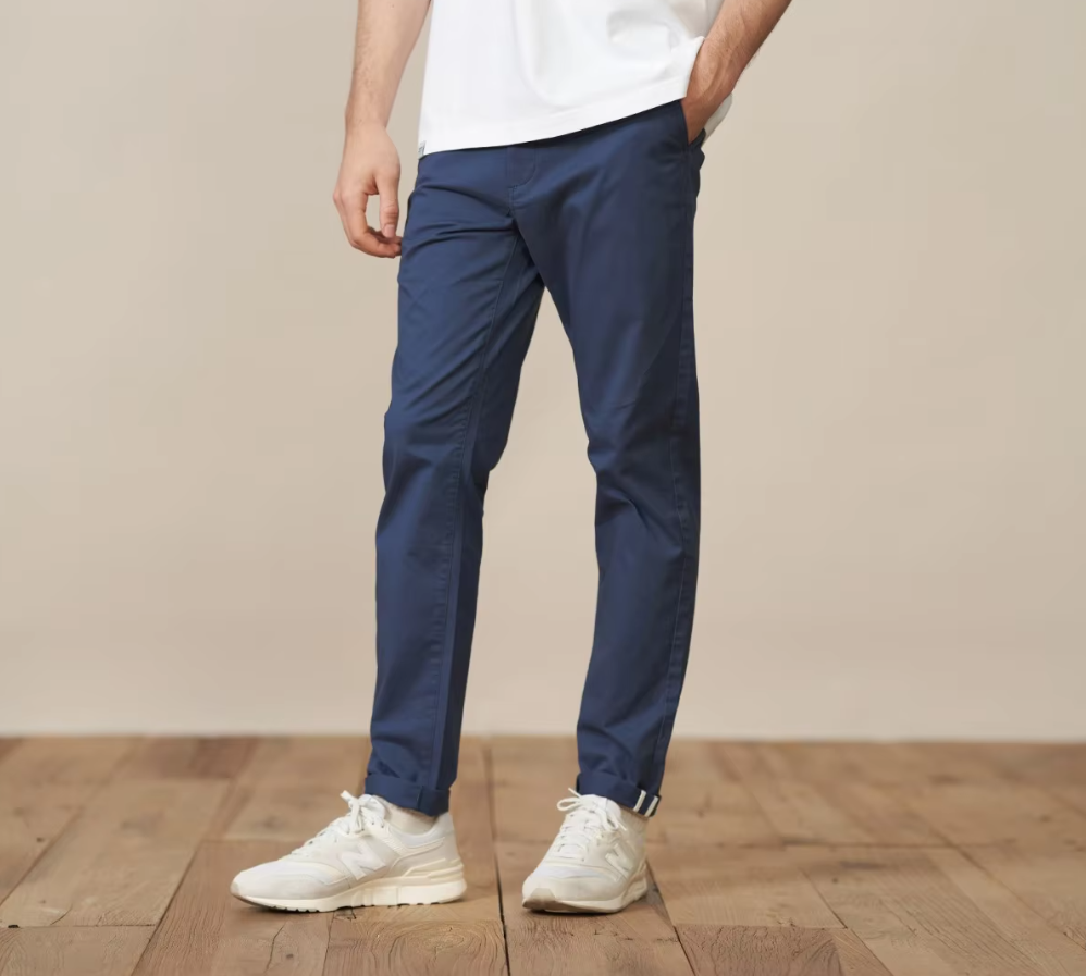 El Esencial - Taps Toelopende Chino Broek voor Heren, Comfortabel en Smart Casual