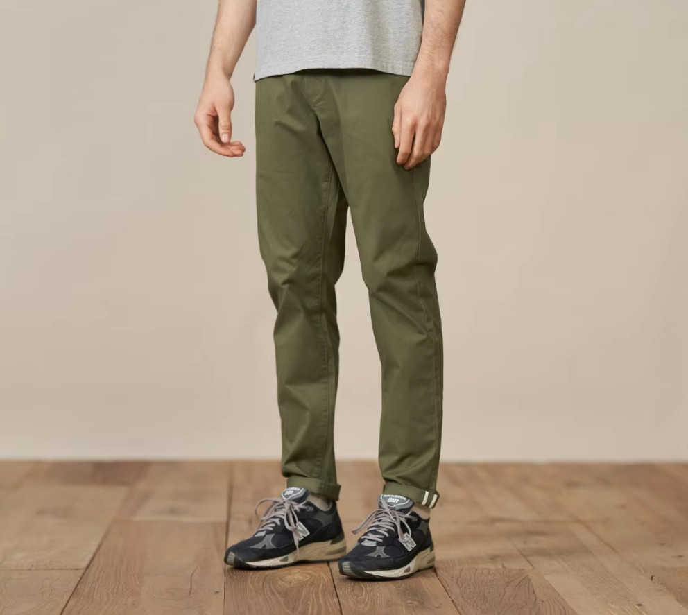 El Esencial - Taps Toelopende Chino Broek voor Heren, Comfortabel en Smart Casual