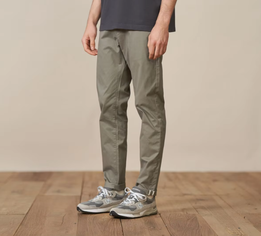 El Esencial - Taps Toelopende Chino Broek voor Heren, Comfortabel en Smart Casual