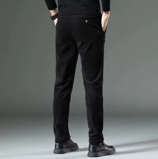 El Estilo - Slim Fit Corduroy Broek voor Heren, Perfect voor Herfst en Winter