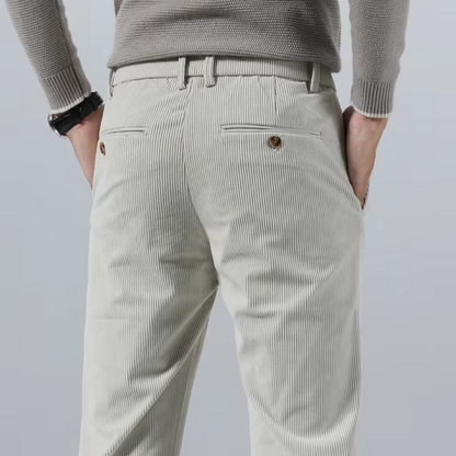 El Elegante - Slim Fit Corduroy Broek voor Heren, Perfect voor Winter en Herfst