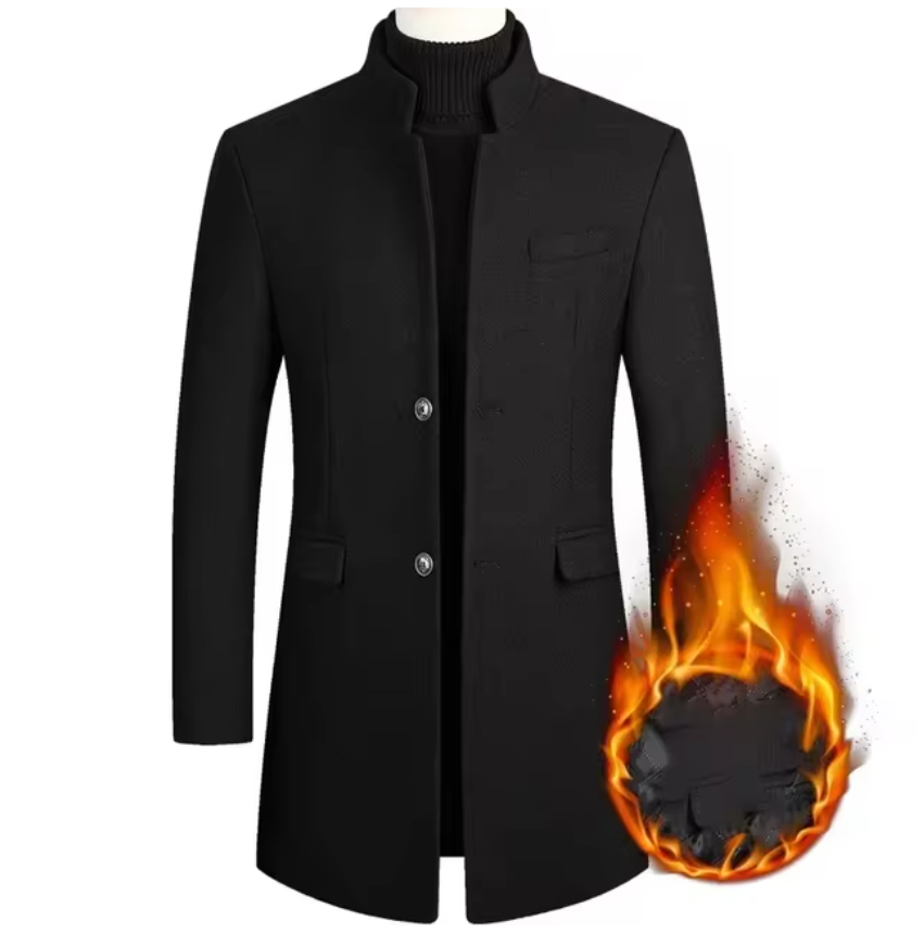 El Empresario - Business Casual Trenchcoat voor Heren, Tijdloos en Stijlvol