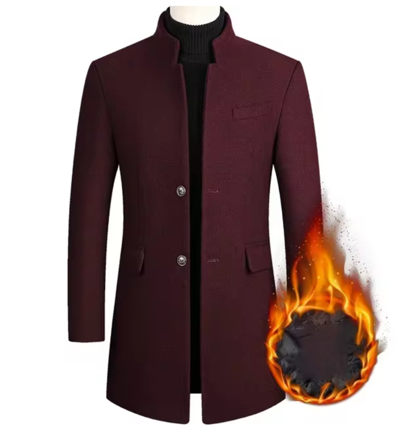 El Empresario - Business Casual Trenchcoat voor Heren, Tijdloos en Stijlvol