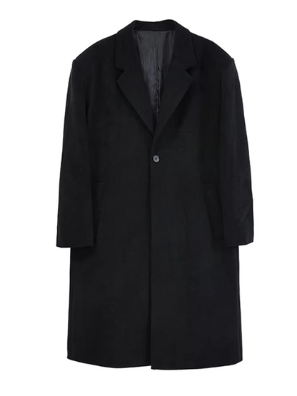 El Mauro - Lange Oversized Trenchcoat voor Heren, Warm en Stijlvol