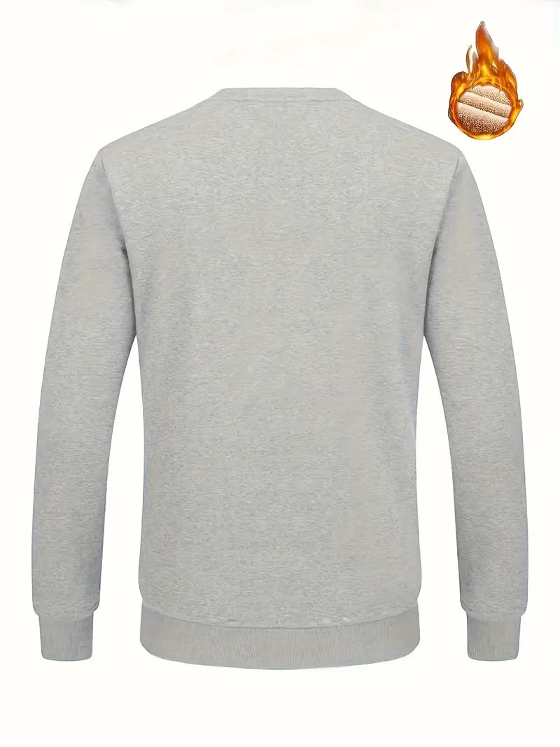 El Cálido - Fleece Gevoerd Sweatshirt voor Warmte en Stijl